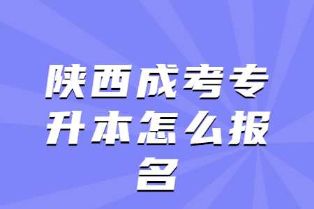 陕西成考专升本