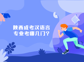 陕西成考汉语言专业考哪几门