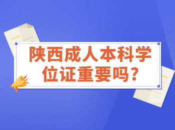 陕西成人本科学位证重要吗