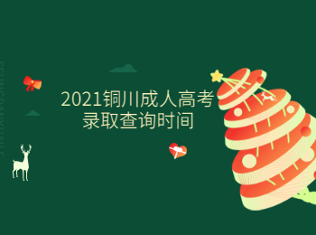 2021铜川成人高考录取查询时间