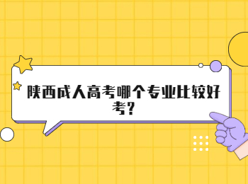 陕西成人高考哪个专业比较好考?