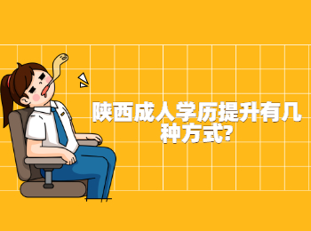 陕西成人学历提升有几种方式?