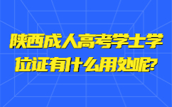 陕西成考学士学位