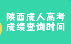 陕西成考成绩查询