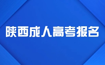 2024年陕西成人高考网上报名时间